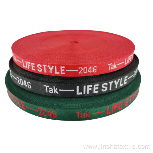 webbing jacquard webbing tape upper